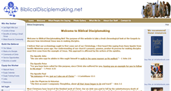 Desktop Screenshot of biblicaldisciplemaking.net